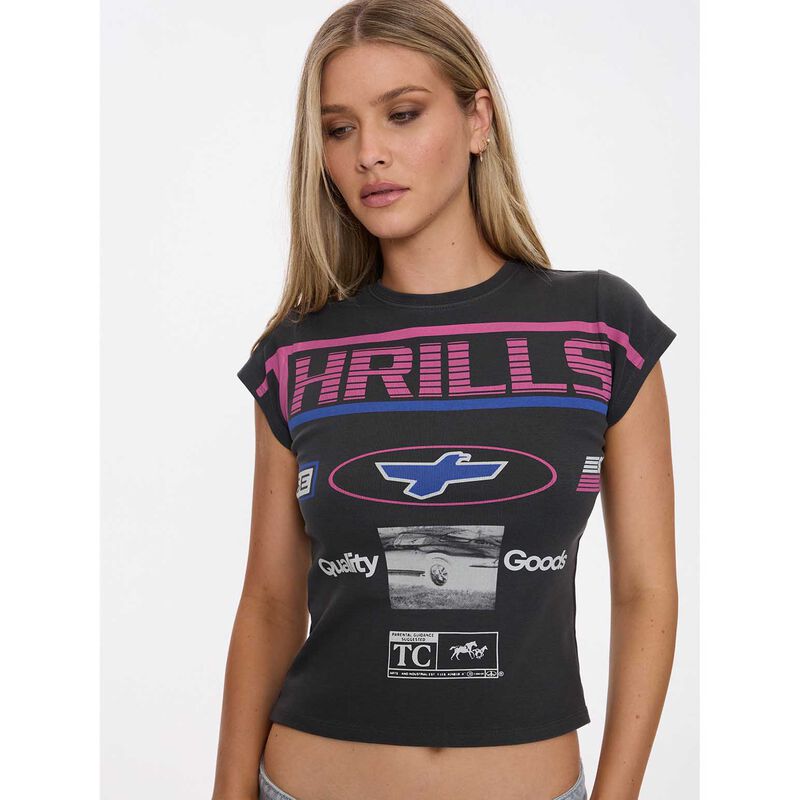 Thrills Speed Kills Club Tee image number 2